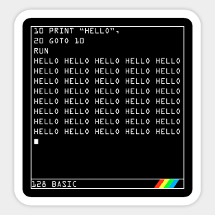 ZX Spectrum - geek code Sticker